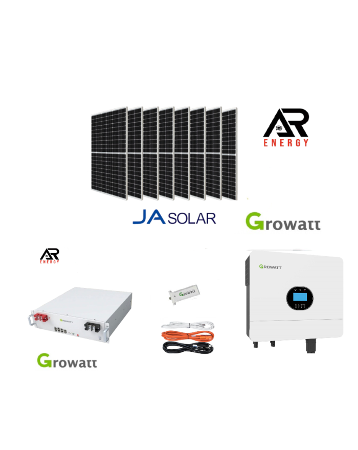 Kit fotovoltaic 6kW Of-Grid Monofazat + MONTAJ
