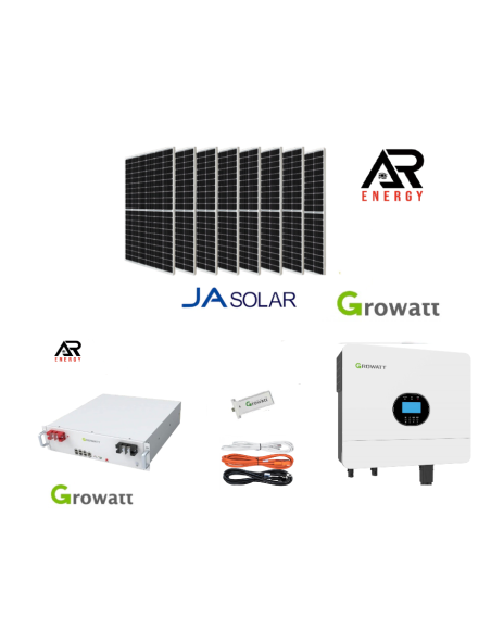 Kit fotovoltaic 6kW Of-Grid Monofazat + MONTAJ