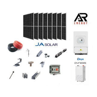 Kit Hibrid Monofazat DEYE - 8 kW + Baterie - 14.33 kWh