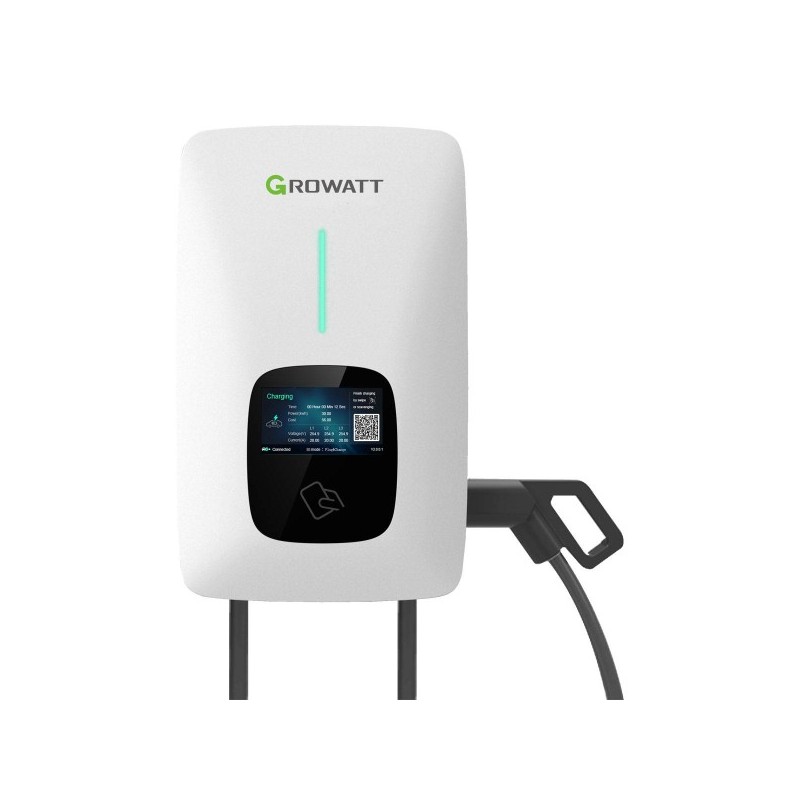 Stație încărcare EV Growatt THOR 22AS-P-V1 (WiFi) 22 kW, Type 2, cablu 5 m, IP65