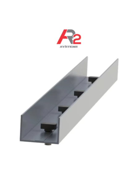 Conector  pentru profil aluminiu H 40x40  fotovoltaice, AR2 SYSTEMS