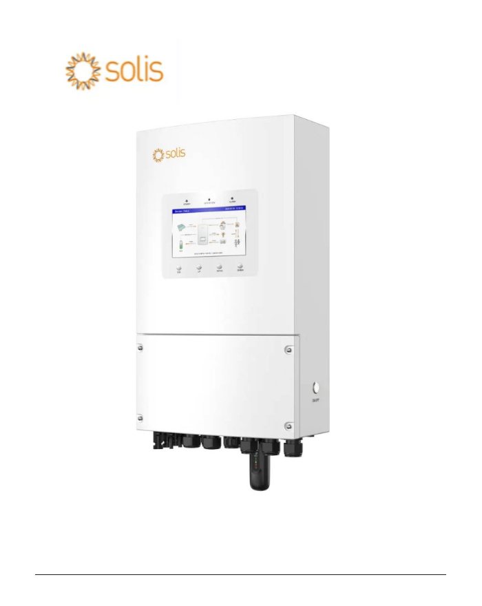 SOLIS HIBRID MONOFAZAT - 8 KW