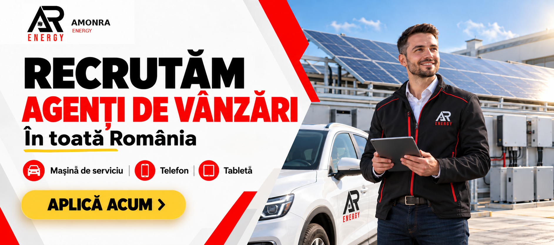 AMONRA ENERGY recruteaza agenti de vanzari